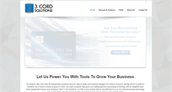 Desktop Screenshot of my3cordsolution.com